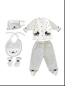 Sema Baby 5'li Set - Mavi - 1