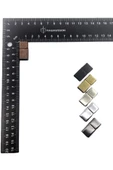 6x12 MM DERİ BİLEKLİK KİLİTİ MIKNATISLI KİLİT (5 ADET) - 1