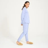 Kadın Gömlek Pantolon Pijama Takımı - 1