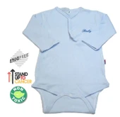 Sema Baby Uzun Kol Kaşkorse Badi (Body) - Mavi  0-6 Ay thumbnail 1