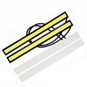 Renault Clio Symbol 2008-2012 Gündüz Farları 17 Cm Led Far Sis Sürüş Lambası Su Geçirmez - 3