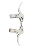 Bisiklet Fren Kolu- S-B47C Beyaz (Full plastik) Çocuk Bisikleti Beyaz Renk Sağ Sol Fren Kolu - 2