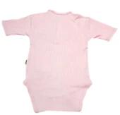 Sema Baby Yarım Kol Kaşkorse Badi (Body) - Pembe  12-18 Ay - 2