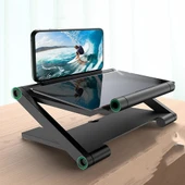 Monozone Uzaktan Kumandalı Telefon Ekran Büyüteci Katlanır  3D Telefon Büyütücü Projeksiyon HD - 2