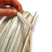 Ikinci nesil Beyaz difüzör 5 metre 6mm Neon LED silikon şerit kapağı (LED şerit içermez) - 1