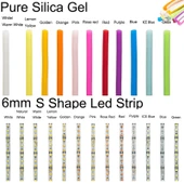 Ikinci nesil Yeşil difüzör 5 metre 6mm Neon LED silikon şerit kapağı (LED şerit içermez) - 11