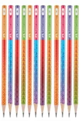 Yuvarlak Kurşun Kalem Smoothıe 12 Adet 1 Paket Faber Kurşun Kalem 2B Siyah Kurşun Kalem Smoothıe - 1