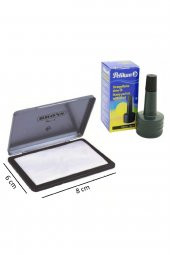 Siyah Istampa Mürekkebi Ve Küçük Boy Metal Istampa 1 Adet - 1