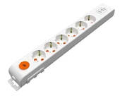 Mutlusan Rı-Tech 6lı Anahtarlı 2Usb Klemensli Topraklı Grup Priz (001 175 650001 00 00) - 1