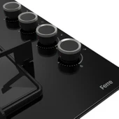 Ferre Flowart Ventora Essential Siyah 3'lü Ankastre Set ( QBL63CS-SS205-D086 ) thumbnail 6