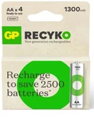 GP AA 1300 mAh Şarjlı Kalem Pil 4'lü Paket GP130AAHCEMTR-4LÜ - 1