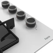 Ferre Flowart Ventora Plus Beyaz 3'lü Ankastre Set ( QBL63CB-SS206-D078 ) thumbnail 6