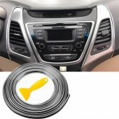 Ford Focus 3 Sedan 2011-2014 Araç İçi Nikelaj Krom Torpido İp Trim Fitili 2 Metre - 1