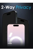 İphone 16 Plus Uyumlu Kırılmaz Cam Privacy Hayalet Tam Kaplayan Ekran Koruyucu thumbnail 3