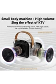 K12 Taşınabilir Kablosuz Çocuk Ve Yetişkin Karaoke Bluetooth Hoparlör Ve Mini Mikrofon Seti - 4