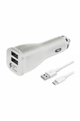 Çift Usb Type C Araç içi Hızlı Şarj Aleti 15W Beyaz EP-LN920CWEGWW - 1