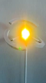 Yüceeller RGB Modern Led Lambader Dim Edilebilir Oturma odası Çalışma odası BEYAZ RENK - 6