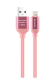 Awei Lightning Hızlı Şarj Ve Usb Kablo 1metre Cl-80 Pembe - 1