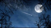 Gece, Ay ve Yıldız Gökyüzü Manzaralı Duvar Kağıdı thumbnail 7