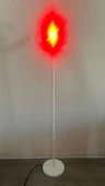 yüceeller RGB Modern Led Lambader Dim Edilebilir Oturma odası Çalışma odası SİYAH RENK - 7