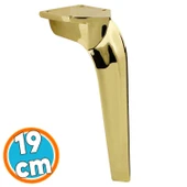 Mobilya Kanepe Tv Ünitesi Konsol Koltuk Ayağı 19 Cm Gold Altın Ayakları thumbnail 1