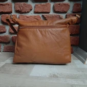 Bayan Çapraz Omuz Çantası Taba Gvn-0108 - 4