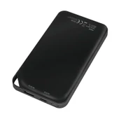 Typhoon Powerbank Taşınabilir Şarjları 8000mAh Mobil Ek Pil yolculuk Güç Bankası Siyah Şarj USB LED gösterge 2A - 3