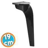 Mobilya Kanepe Tv Ünitesi Konsol Koltuk Ayağı 19 Cm Siyah Ayakları thumbnail 1