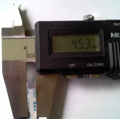 Awm 20624 80C 60V Vw-1 Flex kablo 8 Pin, 25 santim Ters Flex 8-0.5-25B thumbnail 2