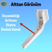 Mobilya Kanepe Tv Ünitesi Konsol Koltuk Ayağı 19 Cm Beyaz Ayakları thumbnail 4