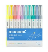 Monami Essenti Twin Çift Uçlu İşaretleme Kalem Seti 10 Renk thumbnail 1