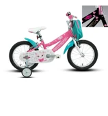 Carraro Moggy 16 V Fren 16 Jant Kız Çocuk Bisikleti Siyah Altın Pembe thumbnail 2