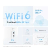 TP-LINK DECO X10(3-PACK) Mesh System - 2