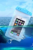 Su Geçirmez Telefon Kılıfı Tüm Telefonlara Uyumlu Universal Model Su Altı Dokunmatik Ekran Kılıfı - 1