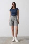 Cargo Cepli Şort - Gri - 1