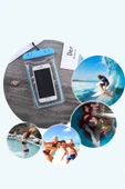 Su Geçirmez Telefon Kılıfı Tüm Telefonlara Uyumlu Universal Model Su Altı Dokunmatik Ekran Kılıfı - 2