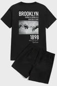 1898 Brooklyn Baskı Şort Takım thumbnail 1
