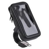 Motosiklet Telefon Tutucu Deri 18x10cm (Ayna) thumbnail 1