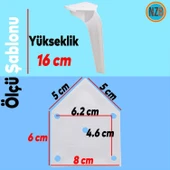 Mobilya Kanepe Sehpa Tv Ünitesi Koltuk Ayağı 16 Cm Beyaz Baza Ayakları thumbnail 2