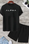 ALPHA Baskı Şort Takım - 1