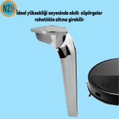 Mobilya Kanepe Tv Ünitesi Koltuk Ayağı 23 Cm Parlak Krom Konsol Ayakları thumbnail 4