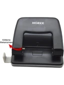 Norex Metal Delgeç 25 Sayfa Kapasiteli Siyah UH103 - 3