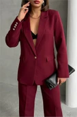 Dipmoda kadın gold düğme detaylı blazer ceket DPG077 - 3