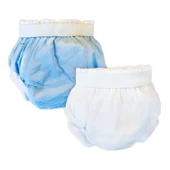Sema Baby 2'li Lüks Alıştırma Külodu 10-15 kg - Beyaz/Mavi - 1
