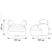 Comfymax Disney Dream 15-36Kg Oto Koltuğu Yükseltici - Frozen II thumbnail 6