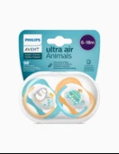 Philips Avent Ultra Air Animals 2li Emzik 6-18 Ay - Unisex thumbnail 1