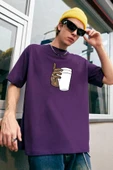 Unisex Tupac Coffee Baskılı T-shirt thumbnail 10