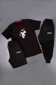 3'lü Unisex Astranot Baskılı Eşofman Takımı Kombini thumbnail 1