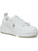 U.S.POLO ASSN.DANCE 5FX BEYAZ BEJ COMFORT CASUAL ANATOMİK SPOR AYAKKABI - 2