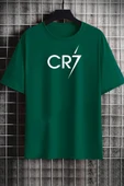 Unisex Cr7 Baskılı T-shirt - 4